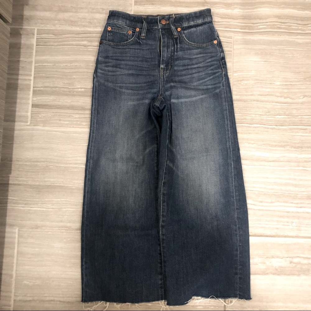 Madewell wide leg denim